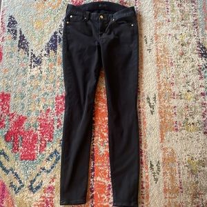7 for all mankind black skinny jeans